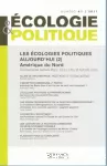 Les écologies politiques aujourd'hui