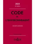 Code de l'environnement 2023