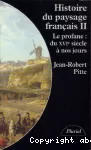 Le profane : du XVIè siècle à nos jours