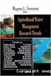 Agricultural water management research trends