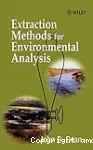 Extraction methods for environmental analysis