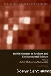 Stable isotopes in ecology and environmental science