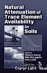 Natural attenuation of trace element availability in soils