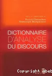 Dictionnaire d'analyse du discours