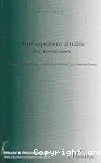 Développement durable des territoires : économie sociale, environnement et innovations