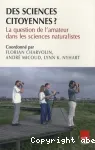 Des sciences citoyennes ? la question de l'amateur dans les sciences naturalistes