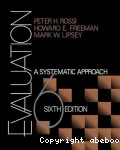 Evaluation:a systematic approach