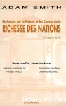 Recherche sur la nature et les causes de la richesse des nations : livres III et IV