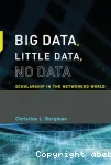 Big data, little data, no data