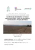 Condition de mobilisation du foncier agricole pour lutter contre les inondations sur les bassins versants des Morin