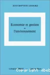 Economie et gestion de l'environnement