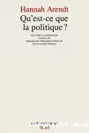 Qu'est-ce que la politique ?