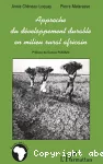 Approche du développement durable en milieu rural africain