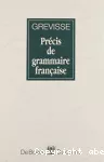 Précis de grammaire française