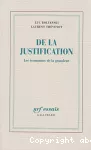 De la justification : les économies de la grandeur