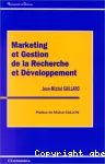 Marketing et gestion de la recherche et développement