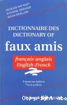 Dictionnaire des faux amis français-anglais