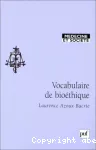 Vocabulaire de bioéthique