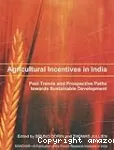 Agricultural incentives in India