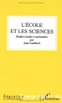 L'école et les sciences