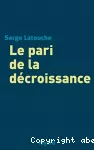 Le pari de la décroissance