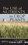 Use of Nutrients in Crop Plants