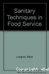 Sanitary techniques in food service.