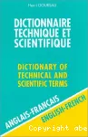 Dictionnaire technique et scientifique Anglais - Français. Vol. 1.