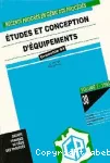 Etudes et conception d'équipements - 4ème congrès de génie des procédés (21/09/1993 - 23/09/1993, Grenoble, France).