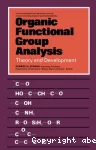 Organic functional group analysis. Theory and development.