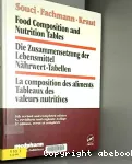 La composition des aliments. Tableaux des valeurs nutritives.