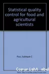 Statistical quality control for food agricultural scientists.