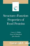 Structure-function. Properties of food proteins.