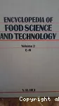 Encyclopedia of food science and technology. (4 Vol.) Vol. 2 : E-H.