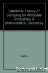 Statistical theory of sampling inspection by attributes.