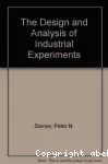 The design and analysis of industrial experiments.