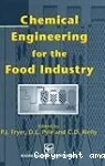 Chemical engineering for the food industry.