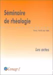 1er séminaire sur la rhéologie au CEMAGREF (19/05/1998 - 20/05/1998, Paris, France).