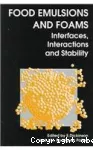 Food emulsions and foams. Interfaces, interactions and stability - Conference (16/03/1998 - 18/03/1998, Seville, Espagne).