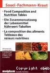 La composition des aliments. Tableaux des valeurs nutritives.