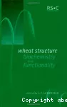 Wheat structure, biochemistry and functionality - Conference (10/04/1995 - 12/04/1995, Reading, Royaume-Uni).