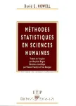 Méthodes statistiques en sciences humaines.