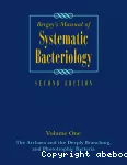 Bergey's manual of systematic bacteriology. Vol. 1 : The Archaea and the deeply branching and phototrophic bacteria.