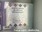 Guide de rédaction des références bibliographiques.