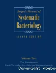 Bergey's manual of systematic bacteriology. Vol. 2 : The proteobacteria. Part C : The alpha-, bete-, delta-, and epsilonproteobacteria.