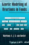 Kinetic modeling of reactions in foods.