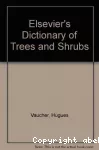 Elsevier's dictionary of trees and shrubs in latin, english, french, german, italian.