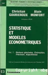 Statistiques et modèles économétriques