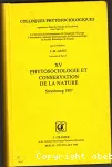 Phytosociologie et conservation de la nature, Strasbourg, 1987.
