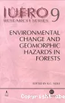 Environmental changes and geomorphic hazards in forests. Report n° 4 of the IUFRO task force on environmental change.